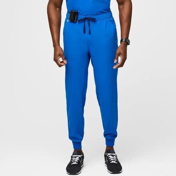 FIGS Tansen Jogger Scrub Pants size M royal blue - Picture 1 of 7